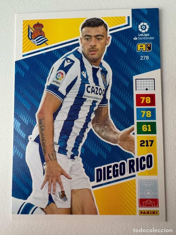 Coleccionismo deportivo: Diego Rico Real Sociedad 278 Adrenalyn 2022-23