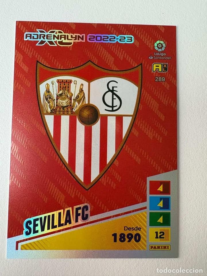 Sammelleidenschaft Sport: Escudo Sevilla 289 Adrenalyn 2022-23