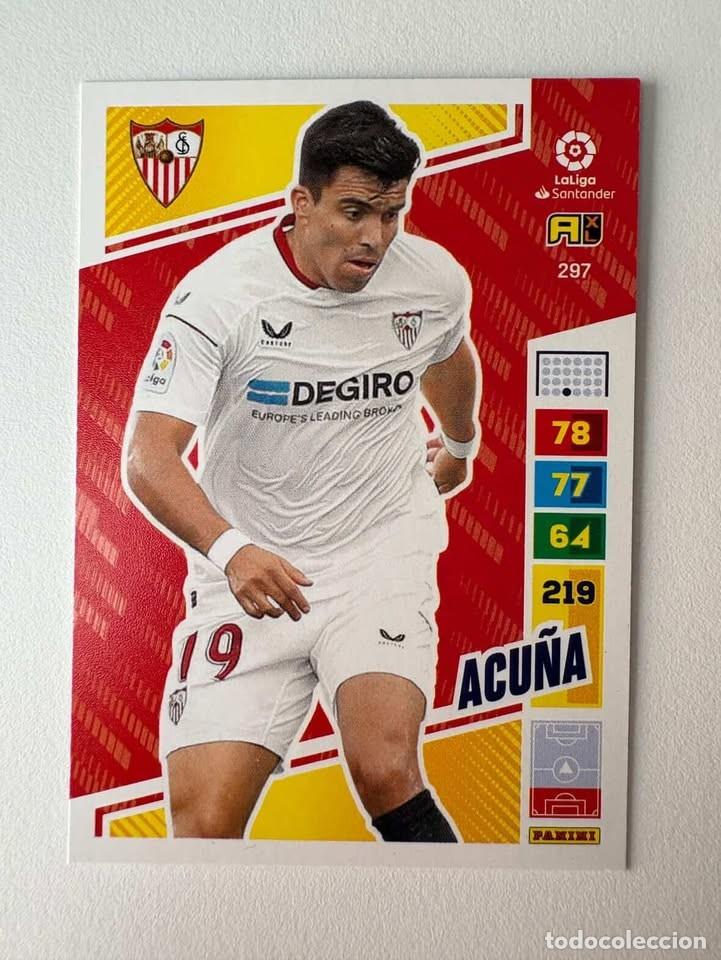 Coleccionismo deportivo: Acu&ntilde;a Sevilla 297 Adrenalyn 2022-23