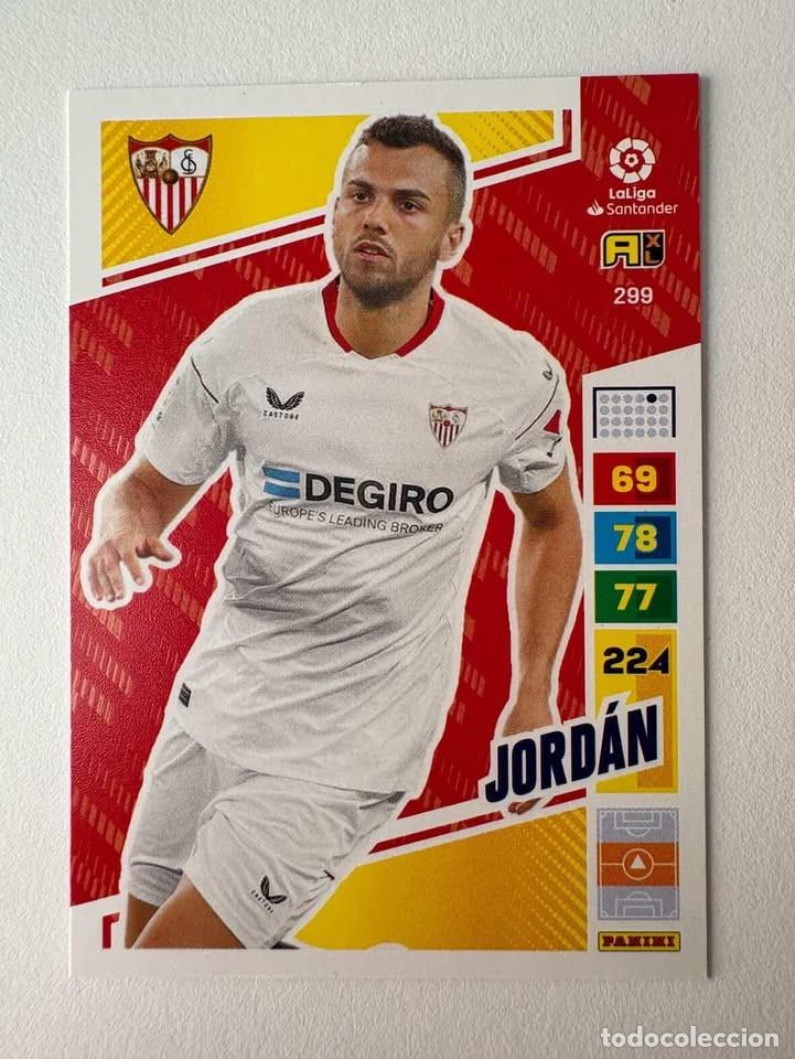 Coleccionismo deportivo: Jord&aacute;n Sevilla 299 Adrenalyn 2022-23