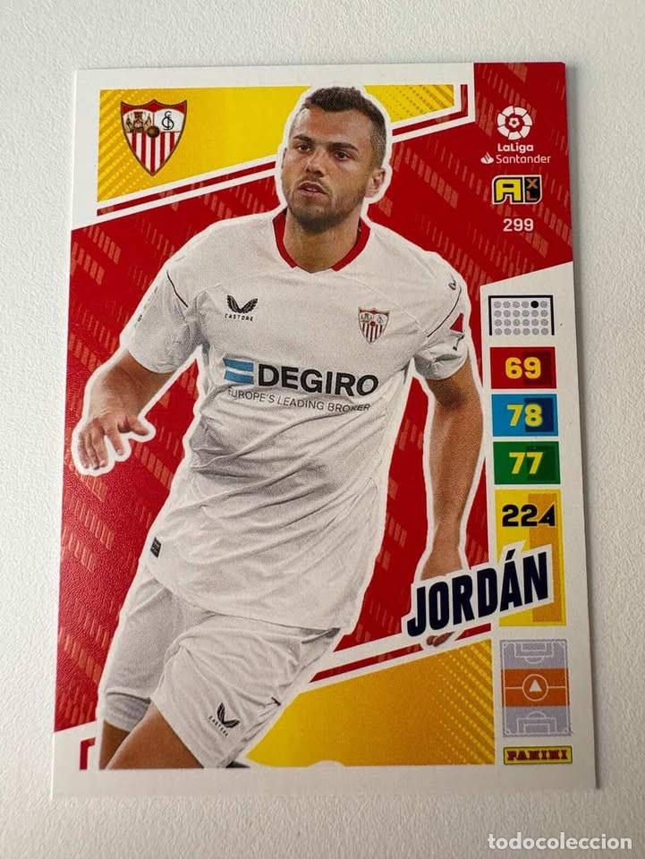 Coleccionismo deportivo: Jord&aacute;n Sevilla 299 Adrenalyn 2022-23