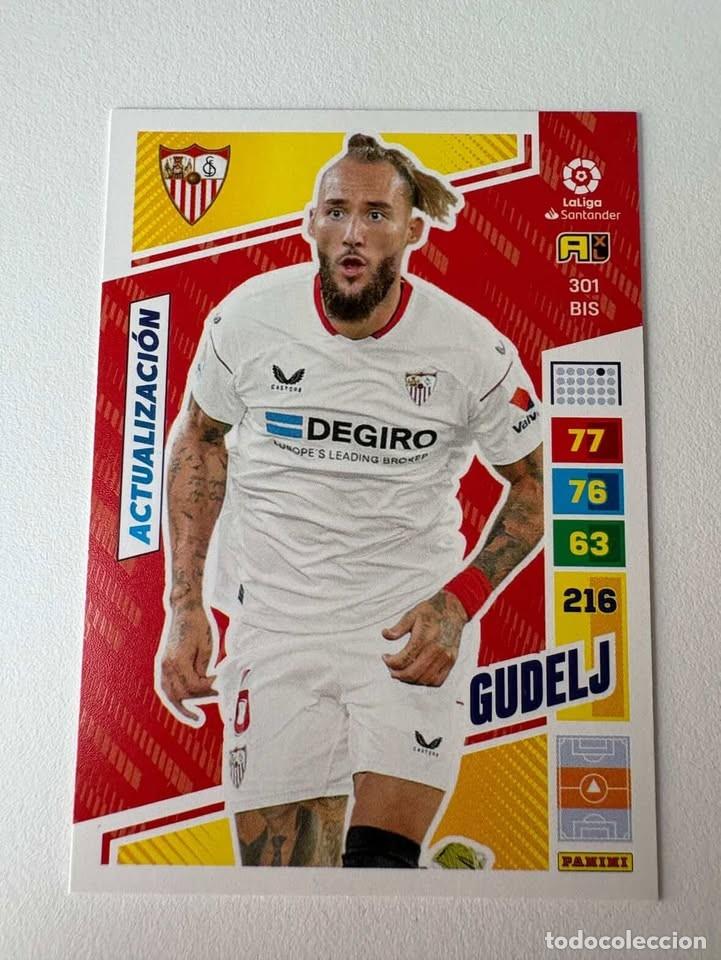 Coleccionismo deportivo: Gudelj Actualizaci&oacute;n Sevilla 301bis Adrenalyn 2022-23