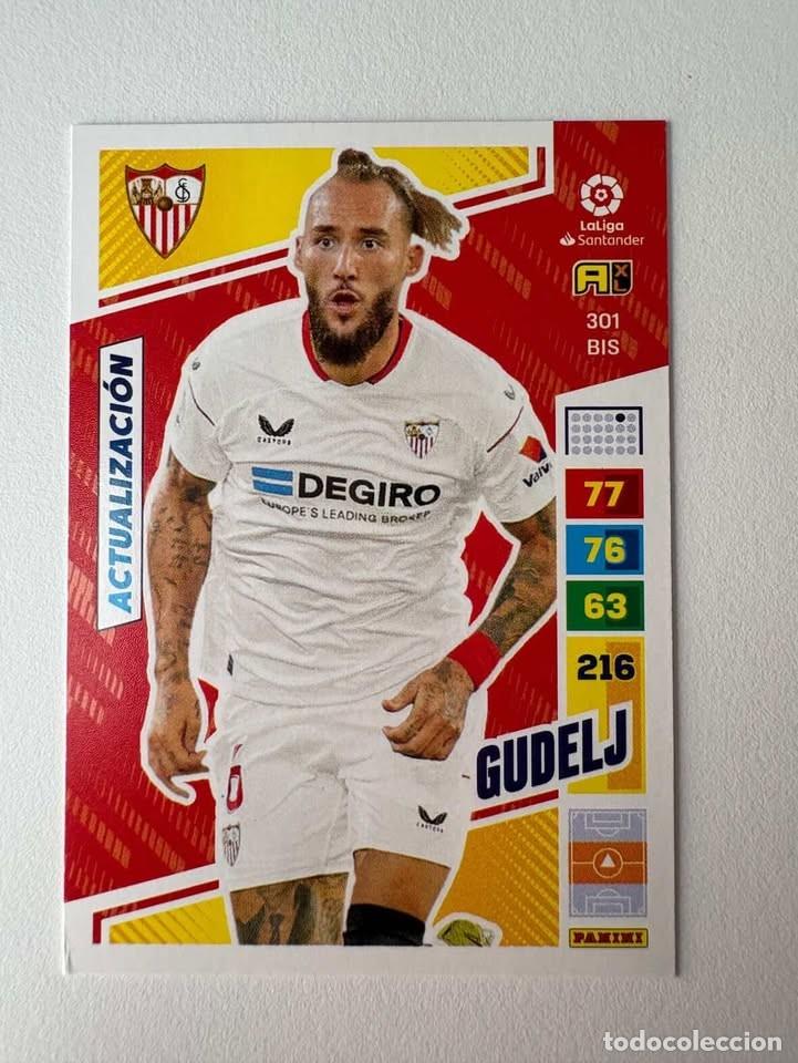 Coleccionismo deportivo: Gudelj Actualizaci&oacute;n Sevilla 301bis Adrenalyn 2022-23