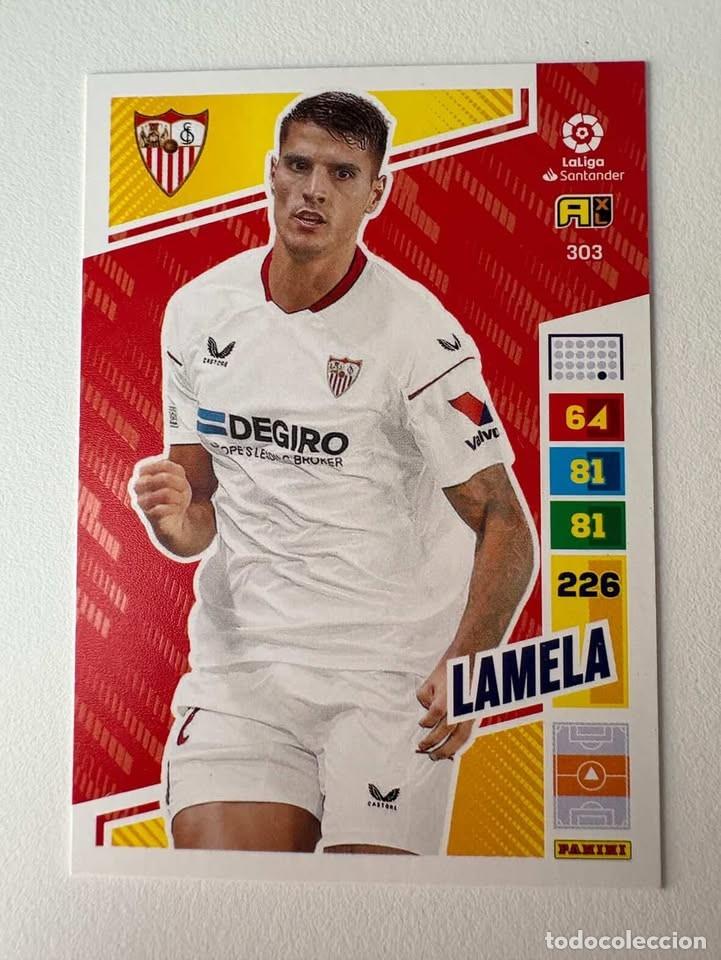 Coleccionismo deportivo: Lamela Sevilla 303 Adrenalyn 2022-23