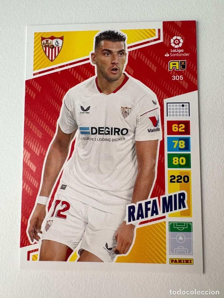 Coleccionismo deportivo: Rafa Mir Sevilla 305 Adrenalyn 2022-23