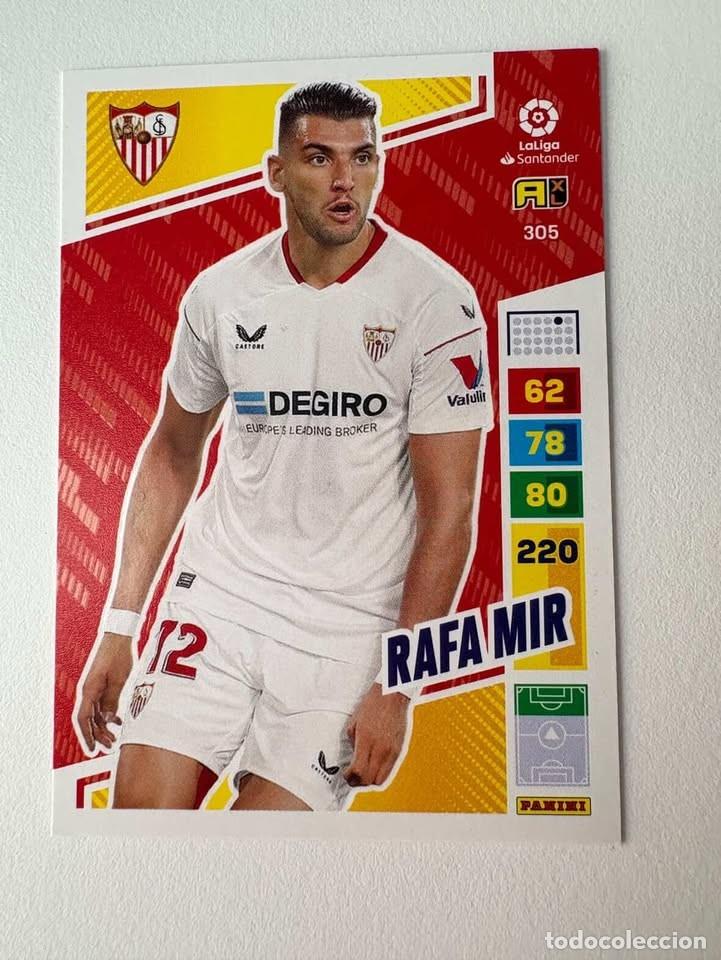 Coleccionismo deportivo: Rafa Mir Sevilla 305 Adrenalyn 2022-23