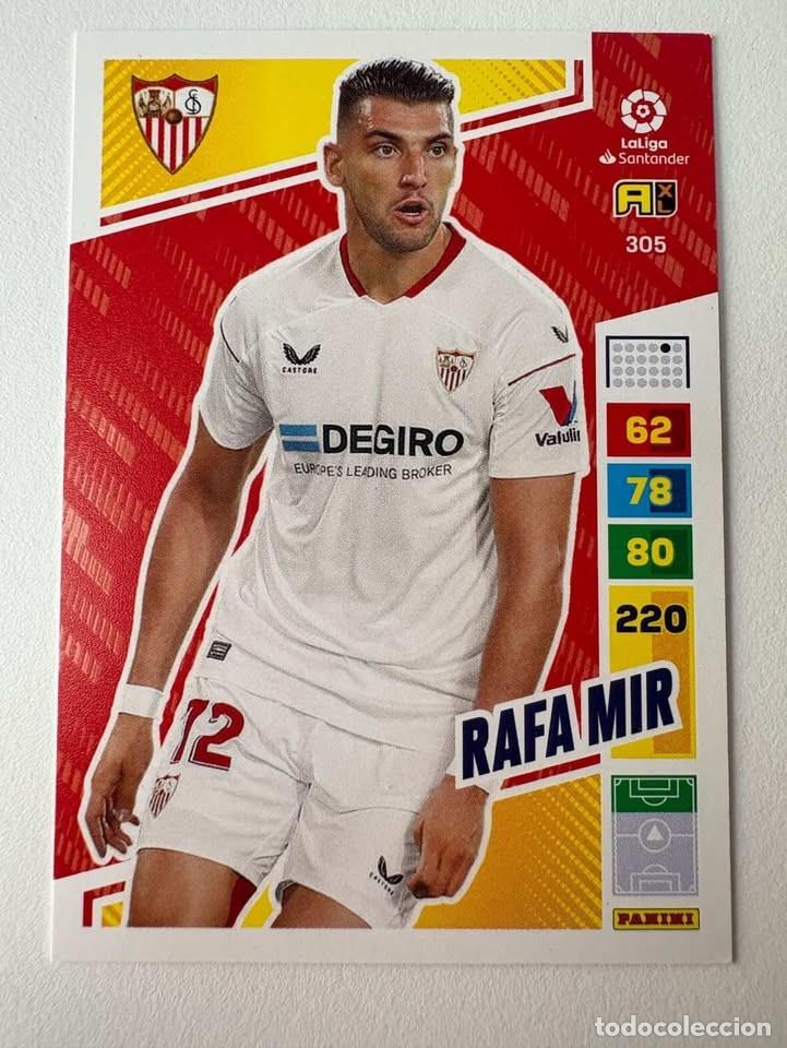Coleccionismo deportivo: Rafa Mir Sevilla 305 Adrenalyn 2022-23