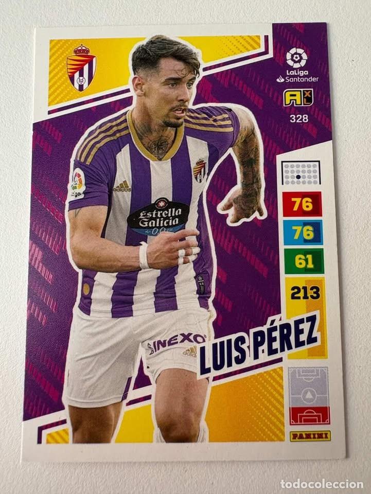 Coleccionismo deportivo: Luis P&eacute;rez Valladolid 328 Adrenalyn 2022-23