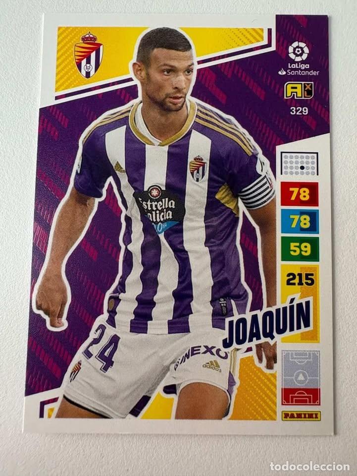 Coleccionismo deportivo: Joaquin Valladolid 329 Adrenalyn 2022-23