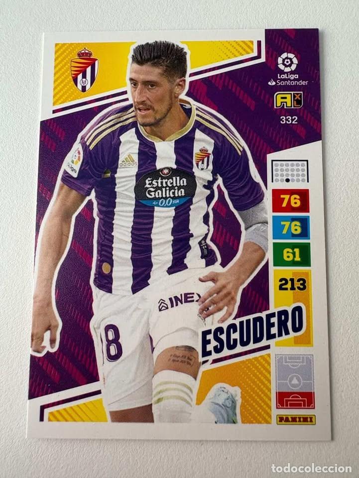Coleccionismo deportivo: Escudero Valladolid 332 Adrenalyn 2022-23
