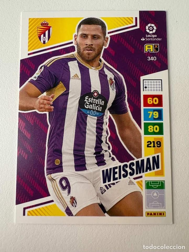 Coleccionismo deportivo: Weissman Valladolid 340 Adrenalyn 2022-23