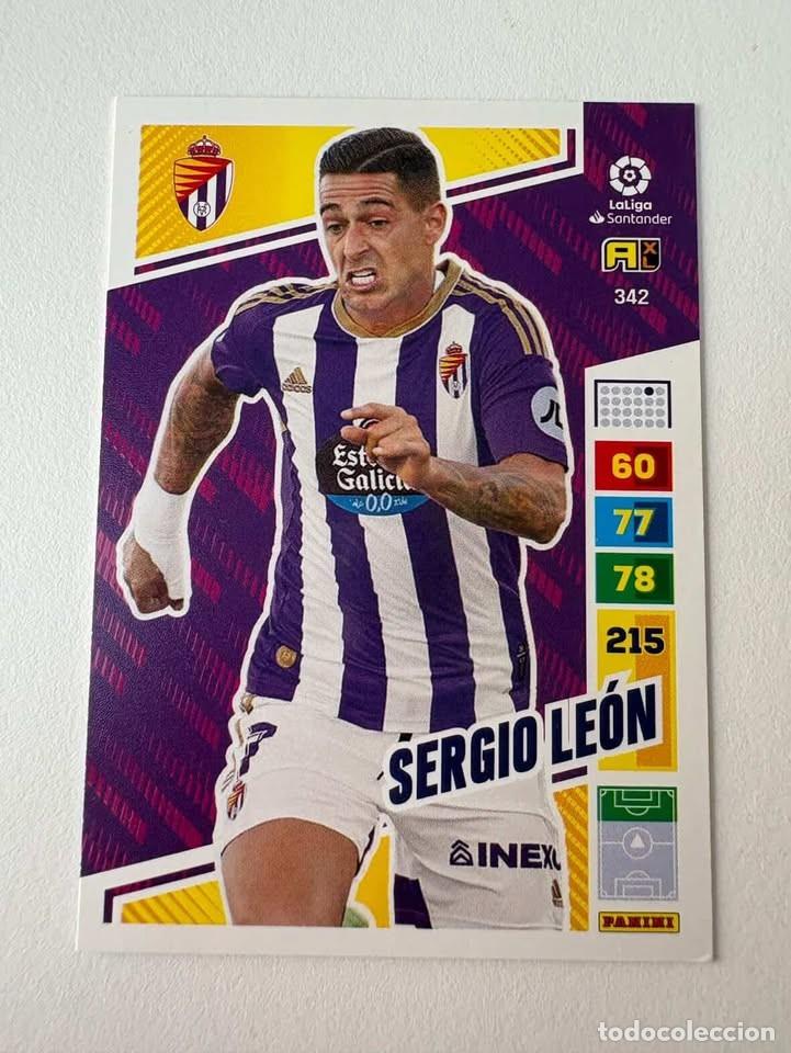 Coleccionismo deportivo: Sergio Le&oacute;n Valladolid 342 Adrenalyn 2022-23