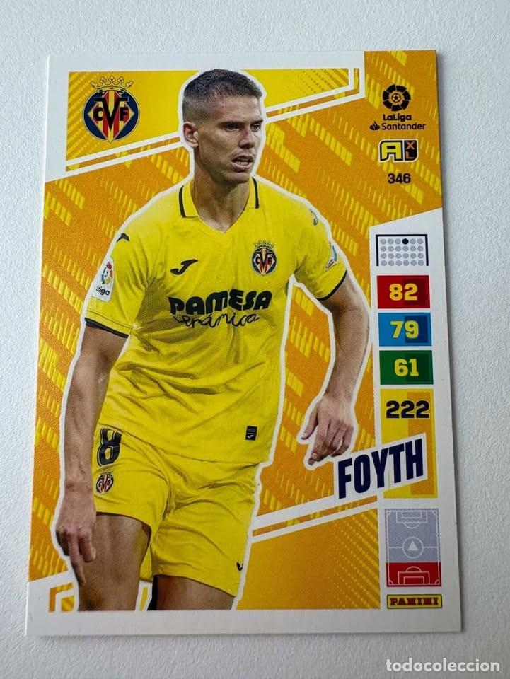 Coleccionismo deportivo: Foyth Villareal 346 Adrenalyn 2022-23