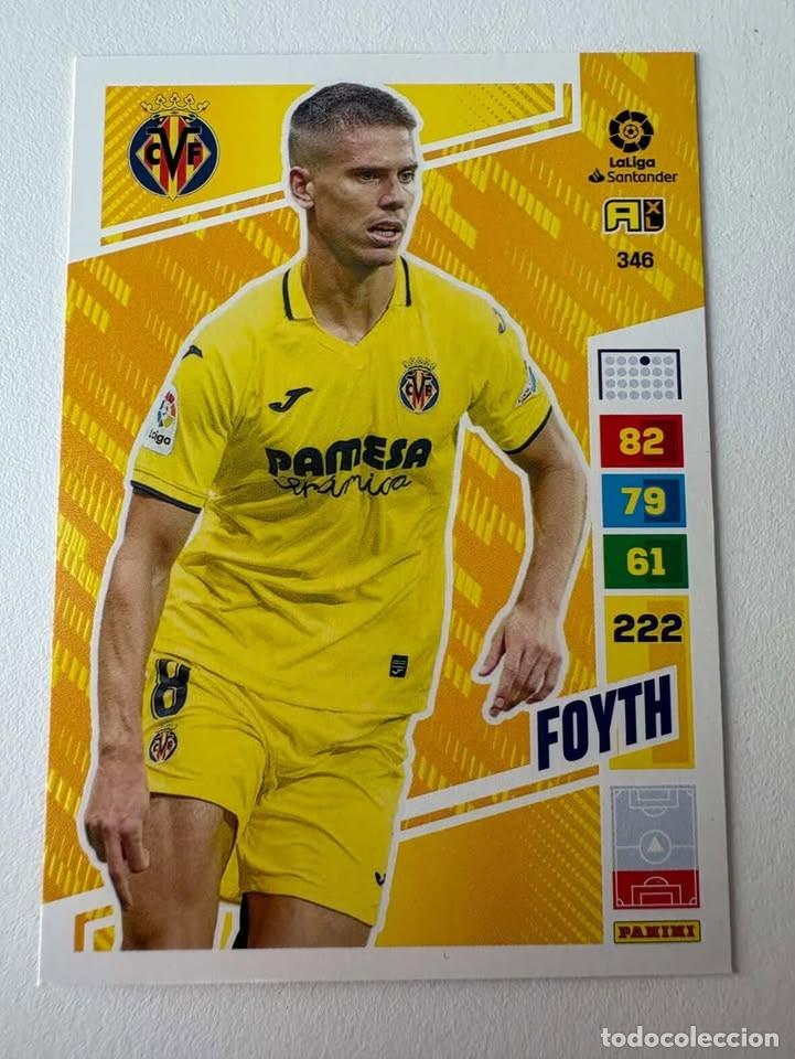 Coleccionismo deportivo: Foyth Villareal 346 Adrenalyn 2022-23