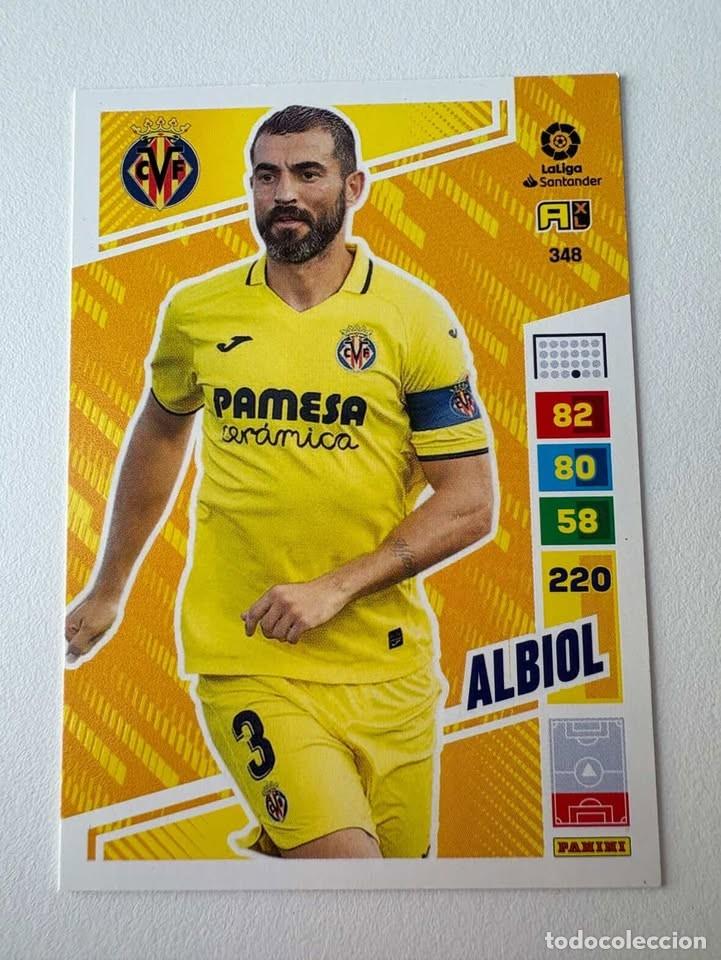 Coleccionismo deportivo: Albiol Villareal 348 Adrenalyn 2022-23