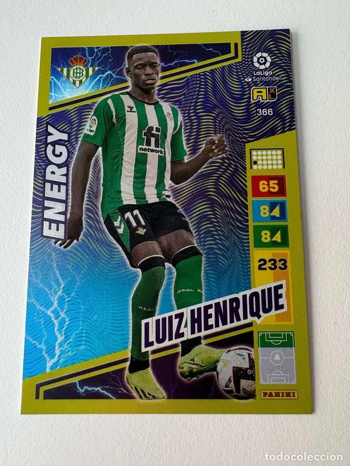 Coleccionismo deportivo: Luiz Enrique Betis Energy 366 Adrenalyn 2022-23