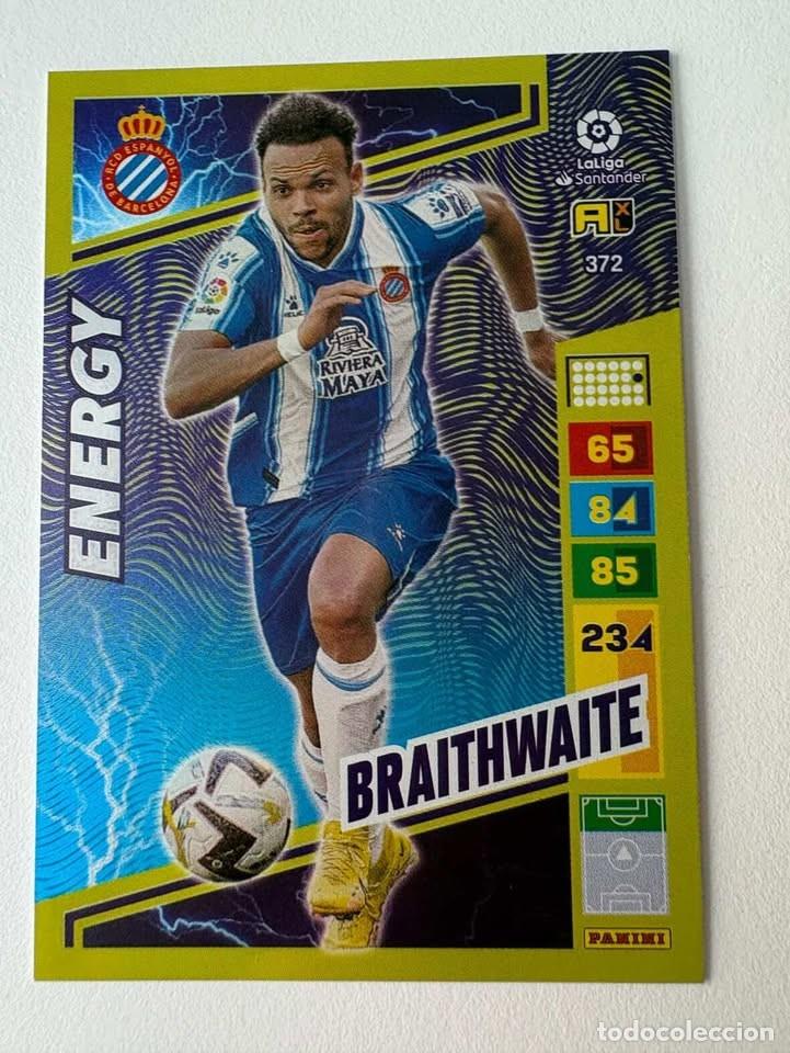 Coleccionismo deportivo: Braithwaite Espanyol Energy 372 Adrenalyn 2022-23