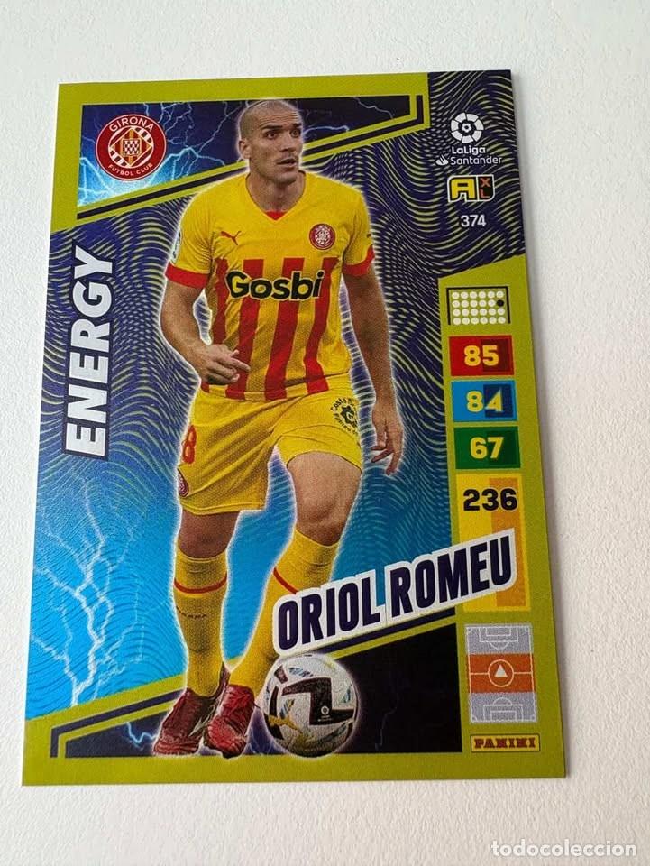 Coleccionismo deportivo: Oriol Romeu Girona Energy 374 Adrenalyn 2022-23