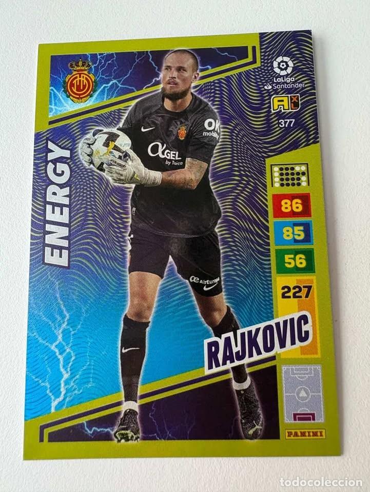 Coleccionismo deportivo: Rajkovic Mallorca Energy 377 Adrenalyn 2022-23