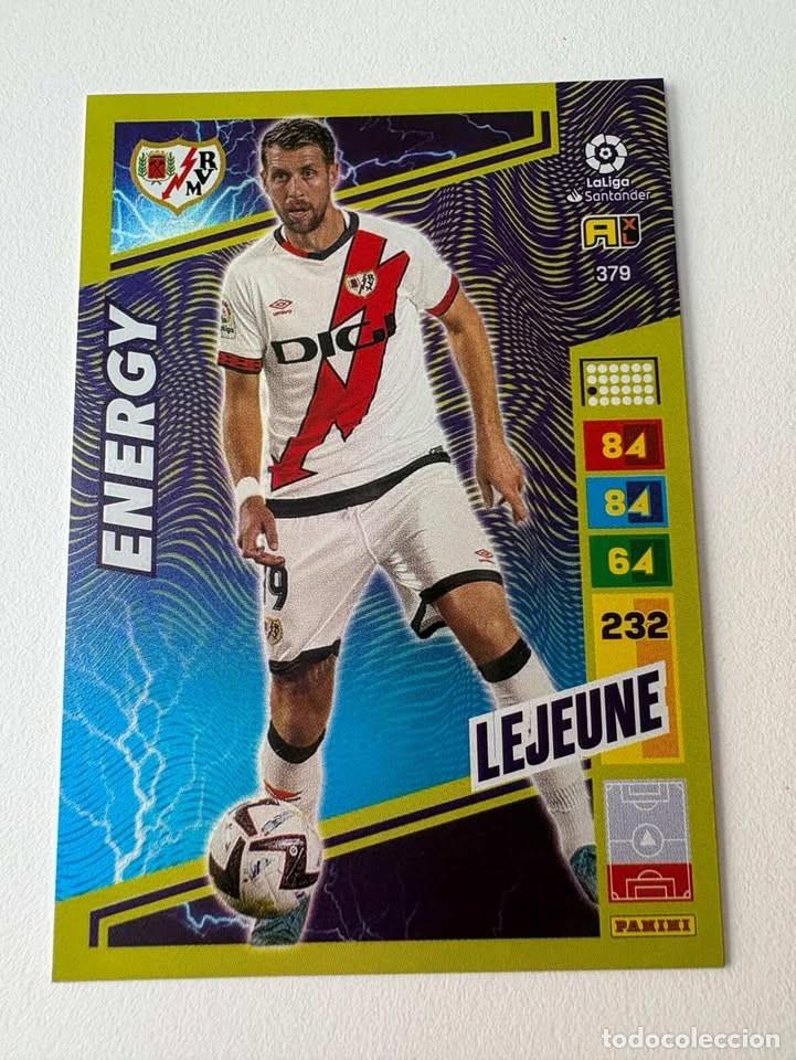 Coleccionismo deportivo: Lejeune Rayo Vallecano Energy 379 Adrenalyn 2022-23
