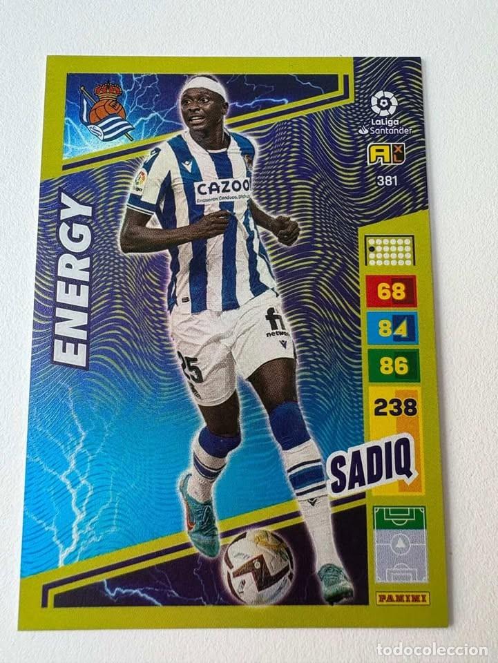 Coleccionismo deportivo: Sadiq Real Sociedad Energy 381 Adrenalyn 2022-23
