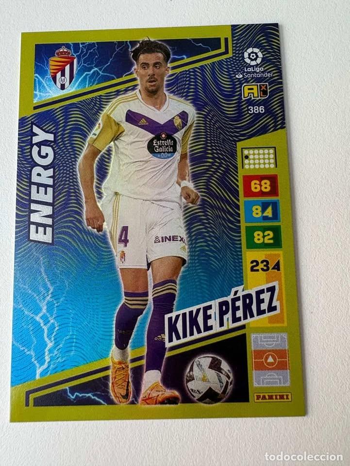 Coleccionismo deportivo: Kike P&eacute;rez Valladolid Energy 386 Adrenalyn 2022-23