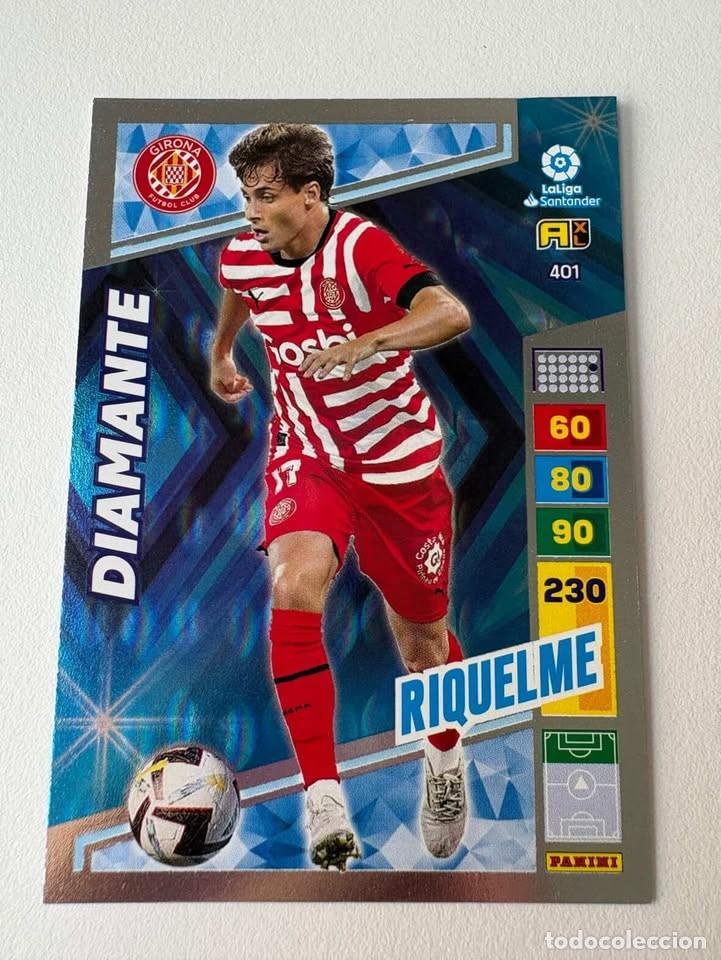 Coleccionismo deportivo: Riquelme Girona Diamante 401 Adrenalyn 2022-23