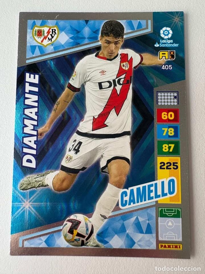 Sports collectibles: Camello Rayo Vallecano Diamante 405 Adrenalyn 2022-23