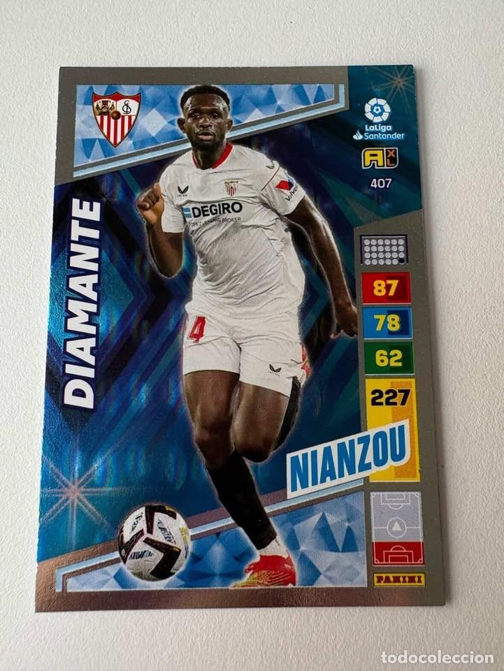 Coleccionismo deportivo: Nianzou Sevilla Diamante 407 Adrenalyn 2022-23