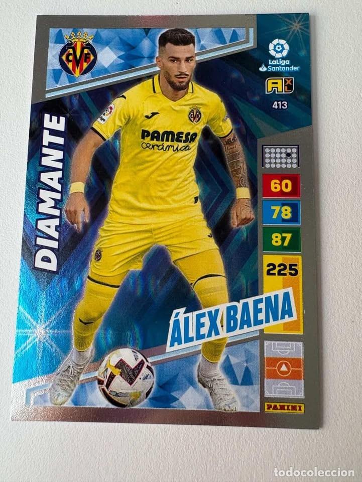 Coleccionismo deportivo: &Aacute;lex Baena Villareal Diamante 413 Adrenalyn 2022-23