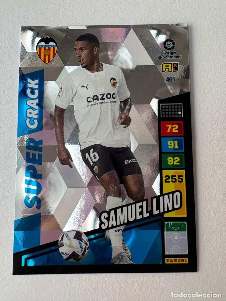 Coleccionismo deportivo: Samuel Lino Valencia Super Crack 461 Adrenalyn 2022-23