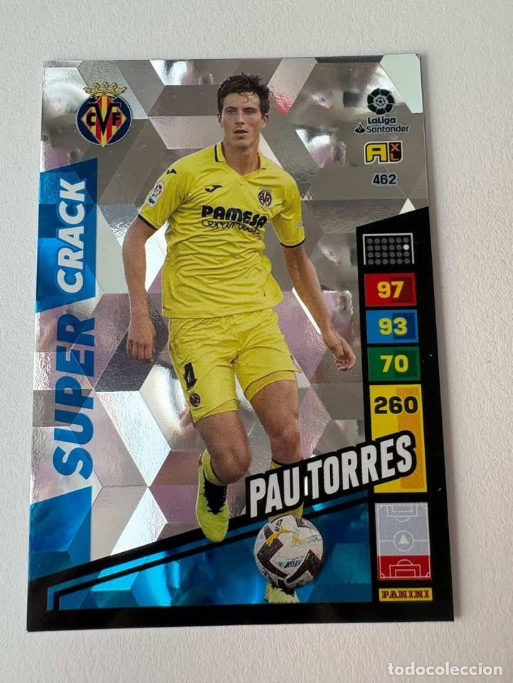 Coleccionismo deportivo: Pau Torres Villareal Super Crack 462 Adrenalyn 2022-23