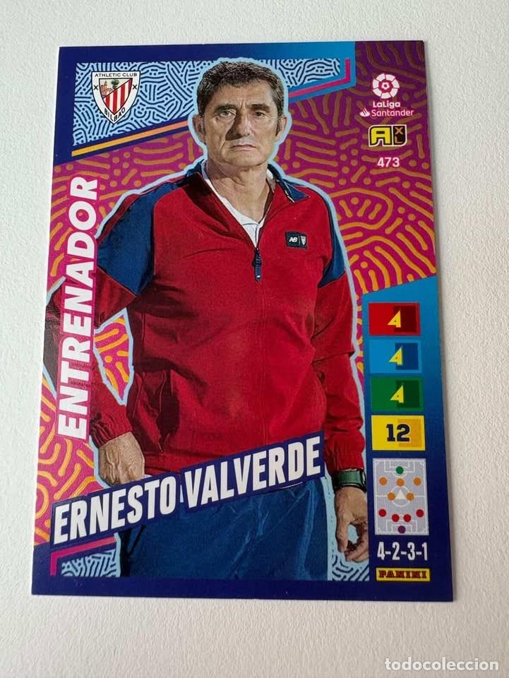 Coleccionismo deportivo: Ernesto Valverde Athletic Club de Bilbao Entrenador 473 Adrenalyn 2022-23