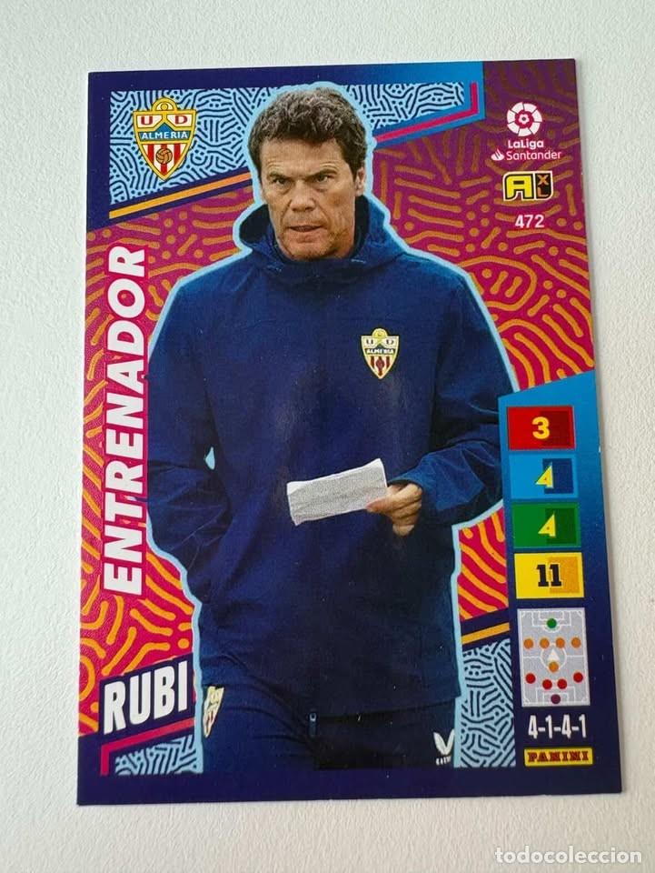 Coleccionismo deportivo: Rubi Almer&iacute;a Entrenador 472 Adrenalyn 2022-23