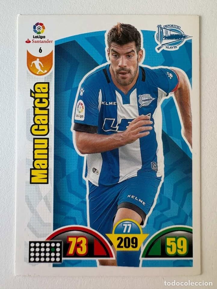 Coleccionismo deportivo: Manu Garc&iacute;a Alav&eacute;s 6 Adrenalyn 2017-18