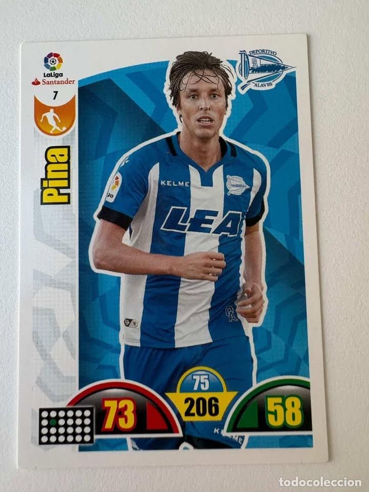 Coleccionismo deportivo: Pina Alav&eacute;s 7 Adrenalyn 2017-18