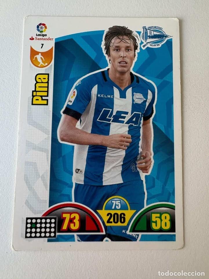 Coleccionismo deportivo: Pina Alav&eacute;s 7 Adrenalyn 2017-18