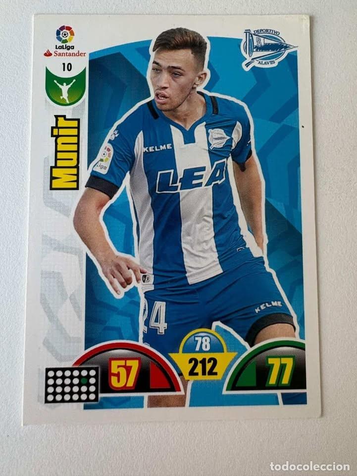 Coleccionismo deportivo: Munir Alav&eacute;s 10 Adrenalyn 2017-18
