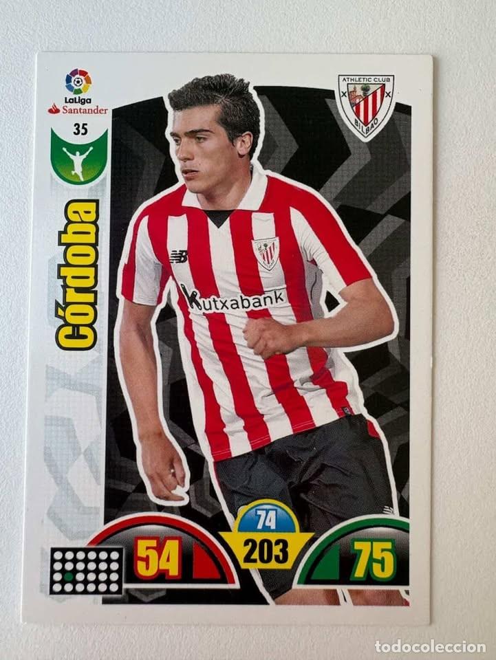 Coleccionismo deportivo: C&oacute;rdoba Athletic Club de Bilbao 35 Adrenalyn 2017-18