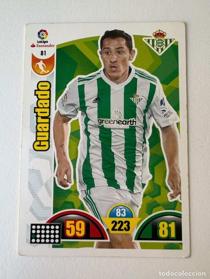 Coleccionismo deportivo: Guardado Betis 81 Adrenalyn 2017-18