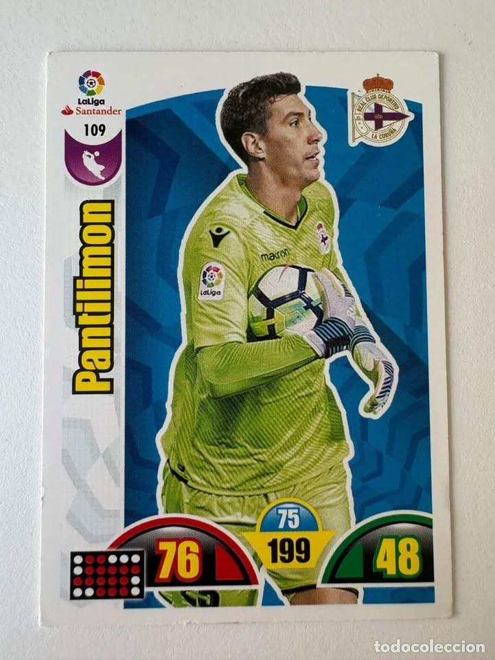 Coleccionismo deportivo: Pantilimon Deportivo de La Coru&ntilde;a 109 Adrenalyn 2017-18