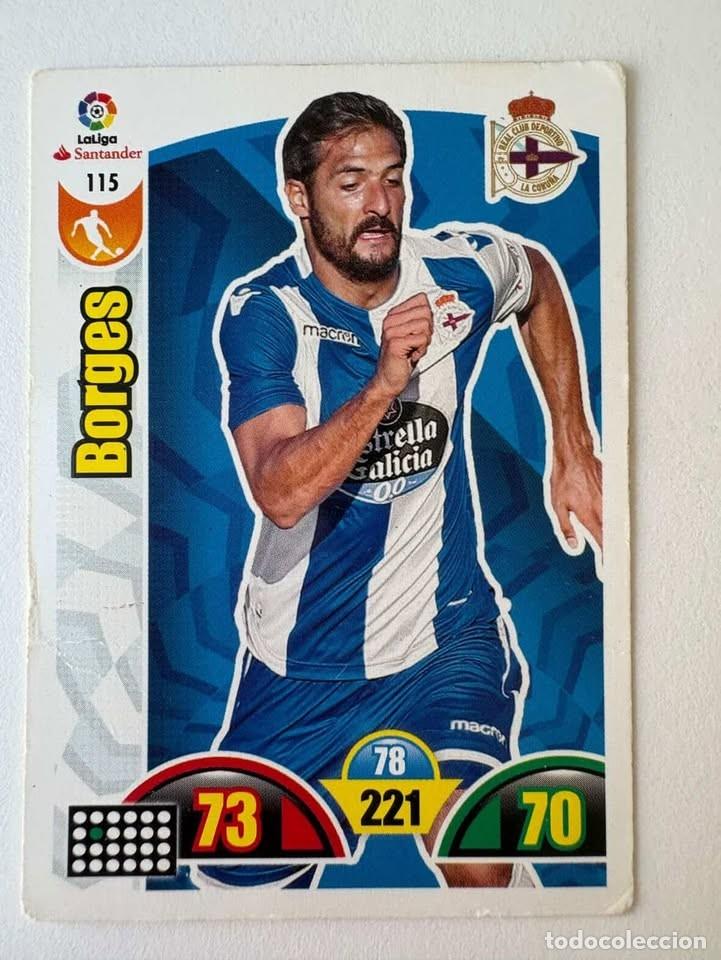 Coleccionismo deportivo: Borges Deportivo de La Coru&ntilde;a 115 Adrenalyn 2017-18