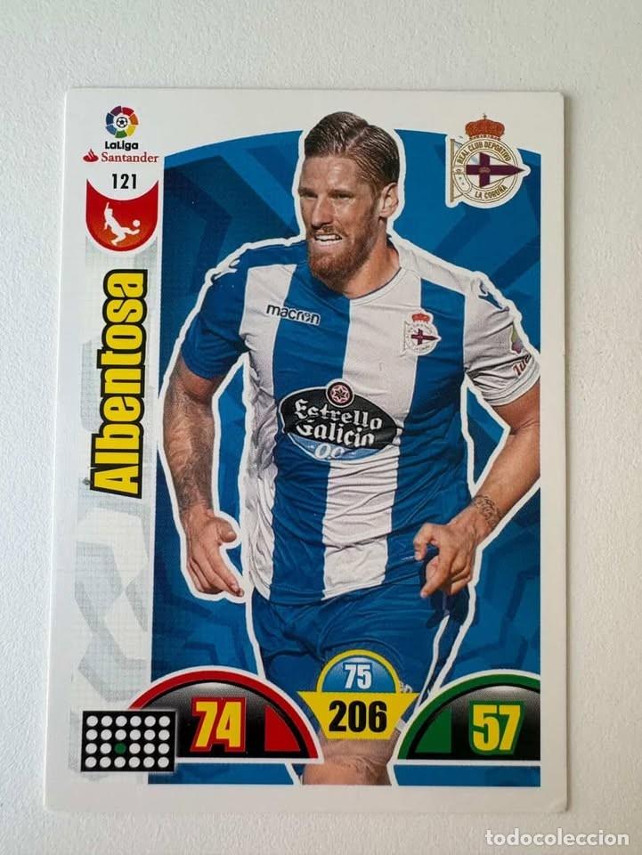 Coleccionismo deportivo: Albentosa Deportivo de La Coru&ntilde;a 121 Adrenalyn 2017-18