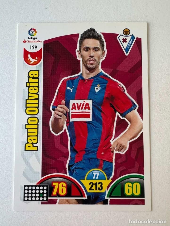 Sammelleidenschaft Sport: Paulo Oliveira Eibar 129 Adrenalyn 2017-18