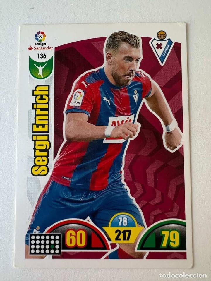 Sammelleidenschaft Sport: Sergi Enrich Eibar 136 Adrenalyn 2017-18