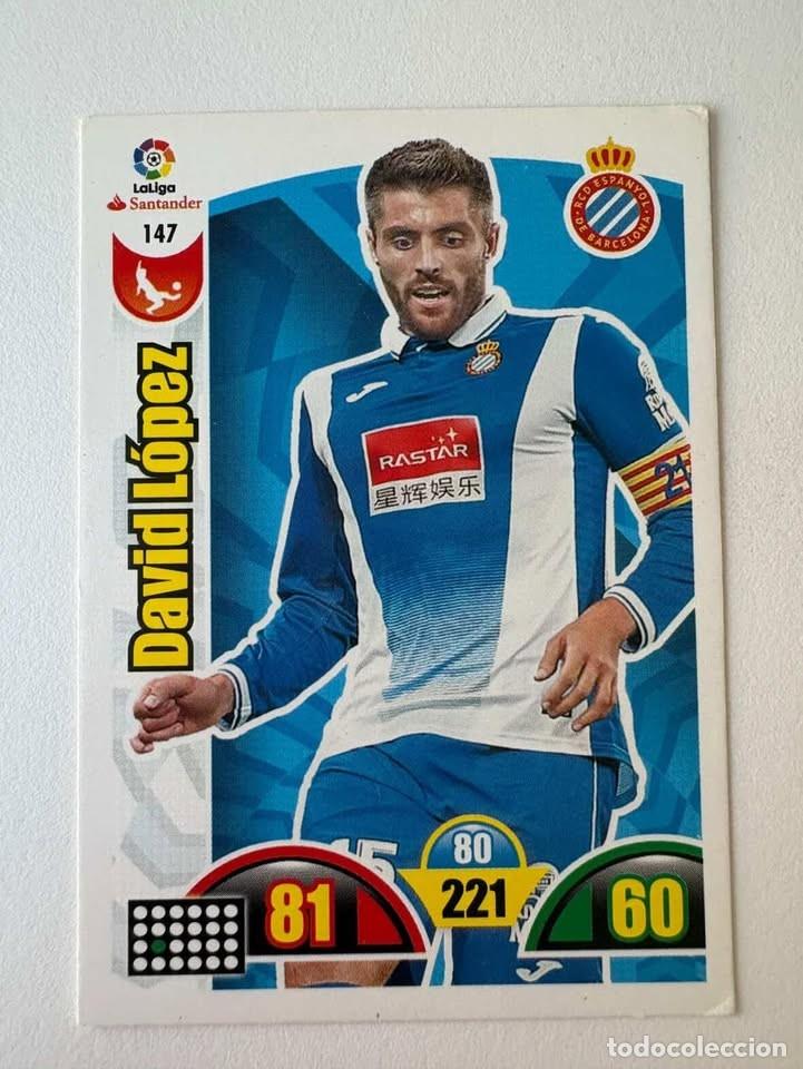 Coleccionismo deportivo: David L&oacute;pez Espanyol 147 Adrenalyn 2017-18