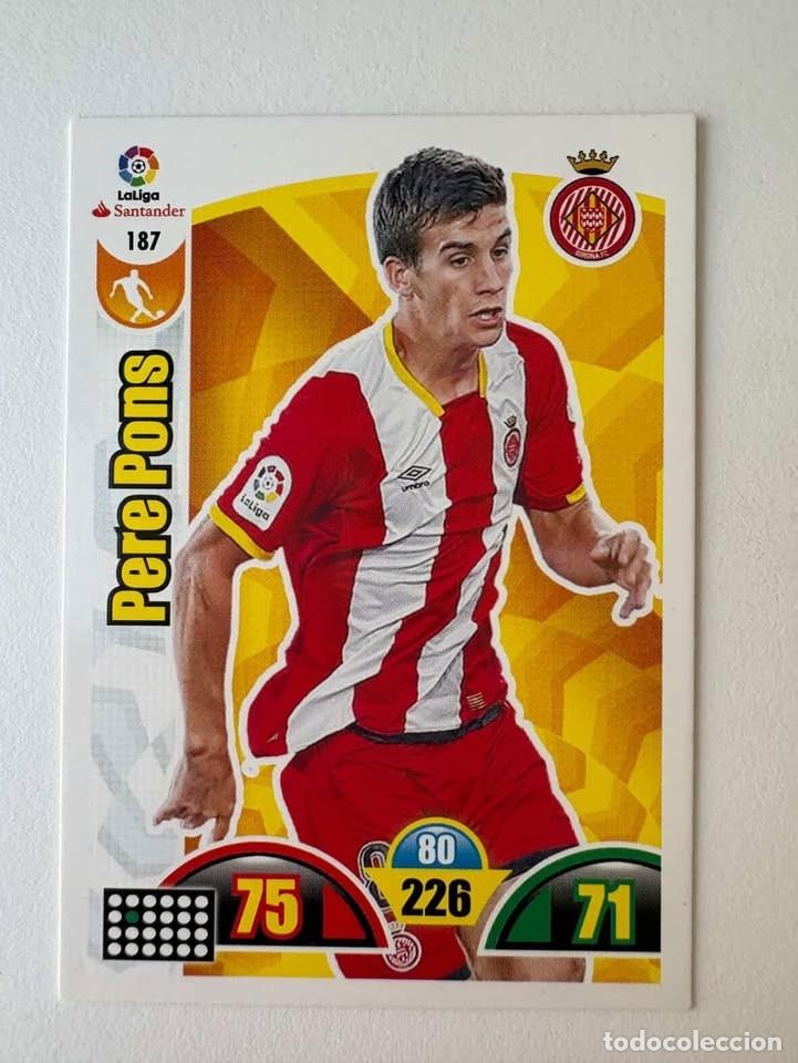 Coleccionismo deportivo: Pere Pons Girona 187 Adrenalyn 2017-18
