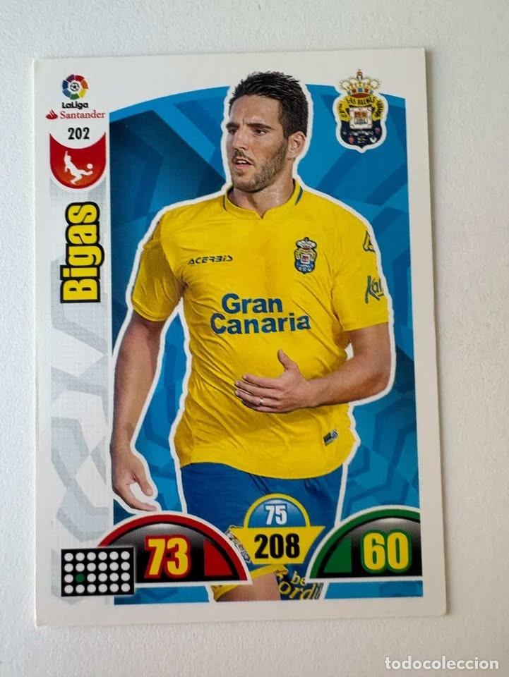 Coleccionismo deportivo: Bigas Las Palmas 202 Adrenalyn 2017-18