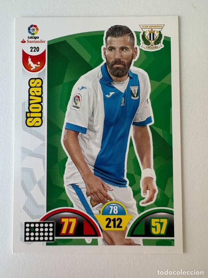 Coleccionismo deportivo: Siovas Legan&eacute;s 220 Adrenalyn 2017-18