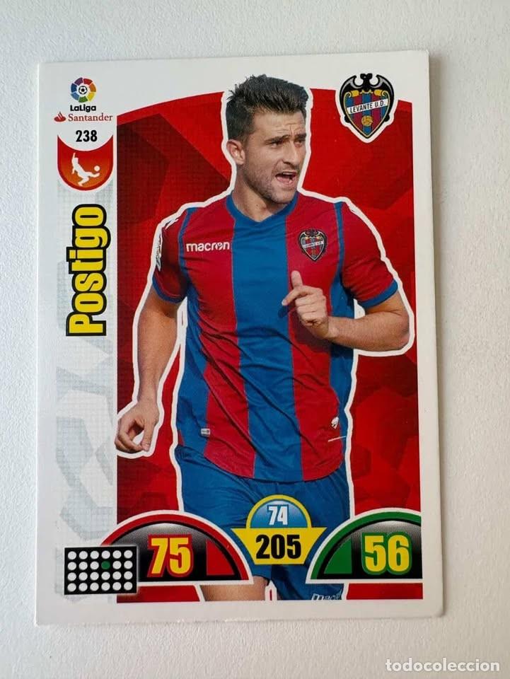 Coleccionismo deportivo: Postigo Levante 238 Adrenalyn 2017-18